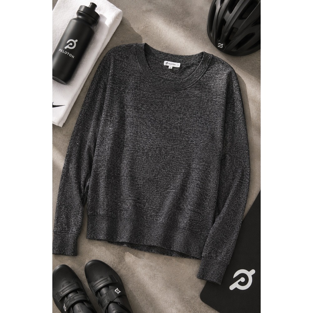 Peloton Recovery Grey Long Sleeve Sweater,  Size‎ Small